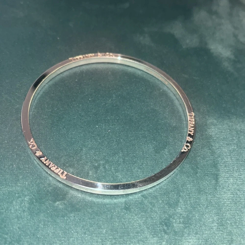 AUTHENTIC Tiffany & Co. Silver bangle (larger size) - Picture 7 of 7